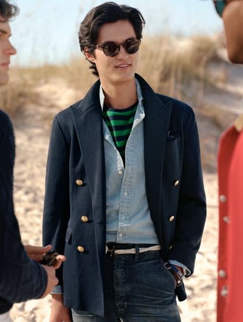 Navy Sport Coat, Most Stylish Men, Preppy Mens Fashion, Ivy League Style, Ivy Style, Prep Style, Street Style Outfits Men, Prom Suits, Style Inspiration Fall