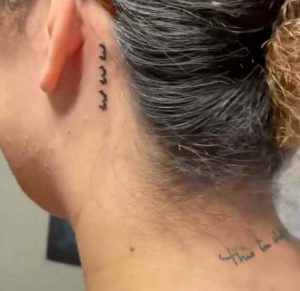 333 Ear Tattoo, 333 Tattoo Neck, 333 Behind Ear Tattoo, 333 Chest Tattoo, 333 Tattoo Behind Ear, 333 Neck Tattoo, 333 Tattoo Design, Angel Number Tattoo Behind Ear, 333 Tattoo Fonts