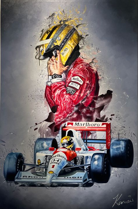 F1 Poster Design, F1 Artwork, Auto Racing Art, Aryton Senna, Motorsport Art, F1 Art, Best Wallpaper Hd, F1 Wallpaper Hd, Formula 1 Car Racing