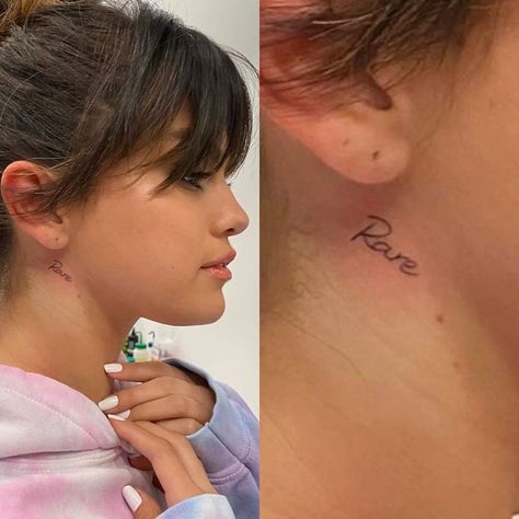 Rare Tattoo, Selena Gomez Tattoo, Small Rib Tattoos, Rare Tattoos, Savings Plans, Meaning Tattoos, Small Neck Tattoos, Ink Pot, Cute Tattoos On Wrist