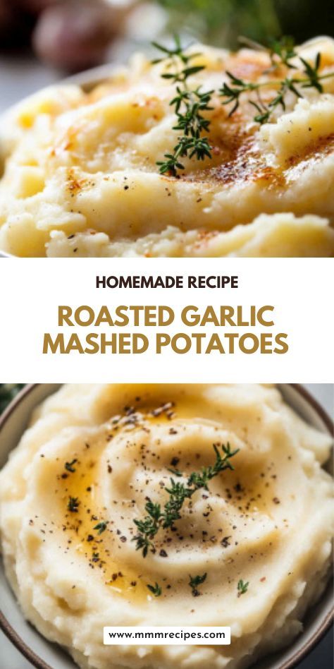 Get ready to serve up the ultimate comfort food this Thanksgiving! These roasted garlic mashed potatoes bring a creamy, savory flavor in every bite, perfect for cozy holiday gatherings. Pair with turkey or any meal and watch them disappear! Save this now! Mashed Potatoes Garlic, Flavored Mashed Potatoes, Mashed Potatoes Creamy, Appetizers Superbowl, Thanksgiving Recipes Appetizers, Classic Mashed Potatoes, Roasted Garlic Mashed Potatoes, Thanksgiving Appetizer Recipes, Superbowl Appetizers