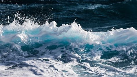 Wave Drawing, Waves Sea, Water Aesthetic, Cute Headers, Mermaid Aesthetic, Beach Images, Ocean Pictures, Wallpaper Laptop, Aesthetic Photography Nature