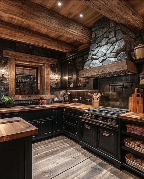 Small Log Cabin Homes Interior, Interior Log Cabin, Tiny Rustic Cabin, Cabin Makeover, Cabin Homes Interior, Barn House Interior, Dream House Aesthetic, Cottage Rustic, Western Rooms