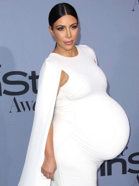 Kim Kardashian Belly 1 by WHATEVEN12 on DeviantArt Kim Kardashian White Dress, Natalie Portman Pregnant, Kim Kardashian Pregnant, 4 Beyonce, Kim Kardashian Makeup, Estilo Kardashian, Kim Kardashian Style, Brooklyn Baby, Keeping Up With The Kardashians