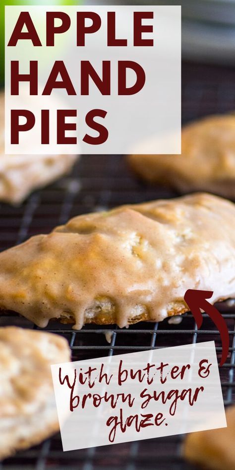 Baking Mischief, Apple Turnover, Batch Recipes, Butter Glaze, Pies Recipes, Hand Pie Recipes, Apple Hand Pies, Mini Apple Pies, Hand Pie