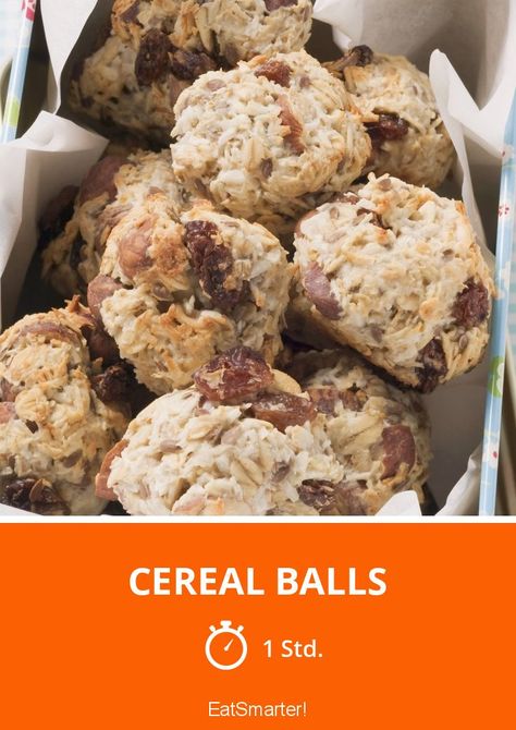 Cereal Balls - few calories - simple dish - So healthy is the recipe: 83.0/10 | A recipe idea by EAT SMARTER | Baking, muesli, Nibbles, Healthy Eating, Low-calorie, Low-sugar #grain #healthyrecipes Kohlrabi Recipes, How To Cook Artichoke, Cooking Grains, Healthy Delicious Recipes, Radish Recipes, Low Cholesterol Recipes, Turmeric Recipes, Beet Recipes, How To Cook Asparagus