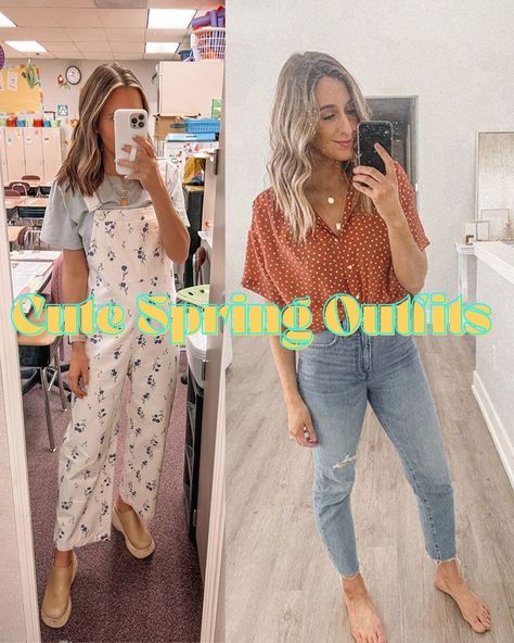 17 Spring Teacher Outfits - ljanestyle Cute Summer Teacher Outfits, Spring Teacher Outfits 2024, Classroom Outfits, Teacher Dress Code, Teacher Attire, Spring Teacher Outfits, Teacher Dresses, Trendy Trouser, Teacher Outfit