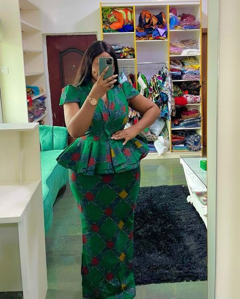 2022/2023 Latest Skirt and Blouse Styles Latest Skirt And Blouse Styles, Latest Skirt And Blouse, Ankara Peplum Skirt, Peplum Skirt And Blouse, Styles For Ankara, Skirt And Blouse Ankara, Skirt And Blouse Styles, Ankara Skirt Styles, Ankara Skirt And Blouse Styles