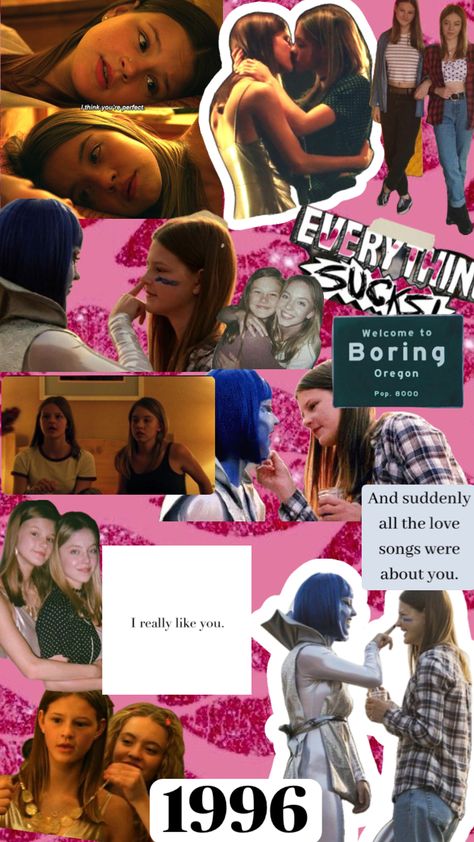 i love them #kateeverythingsucks #emalineeverythingsucks #everythingsucks #tvshow #netflix #uncancelthisshowrightnow Emaline Everything Sucks, Emaline Addario, Kate Messner, Everything Sucks, Lgbt Humor, Girlfriend Goals, Love Couple, Art Stuff, Love Songs