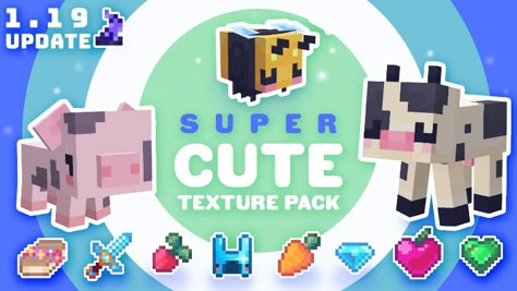 Super Cute in Minecraft Marketplace | Minecraft Minecraft Animal Mods, Cute Mods For Minecraft, Minecraft Cute Mods, Minecraft Mods Java, Aesthetic Minecraft Mods, Cute Minecraft Mods, Kawaii Minecraft, Marketplace Minecraft, Minecraft Resource Packs