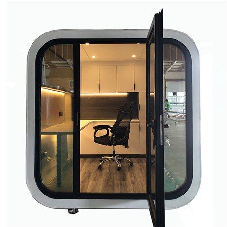 Garden Pod Customized Home Office Shed Insulated Building Pod Ready Made Prefab Houses A Miniature Office Pod In Backyard - Buy Office Pod,Prefab Cabin,Prefab House Product on Alibaba.com Container Villa, Home Office Shed, Office Shed, Pod House, Modern Office Decor, Prefab Cabins, Office Pods, Soundproof Room, Backyard Office