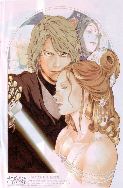 1980x3036 (15%) Takeshi Obata, Anakin Vader, Anakin And Padme, Star Wars Anakin, Manga Artist, Arte Sketchbook, Arte Inspo, Poses References, Star Wars Art