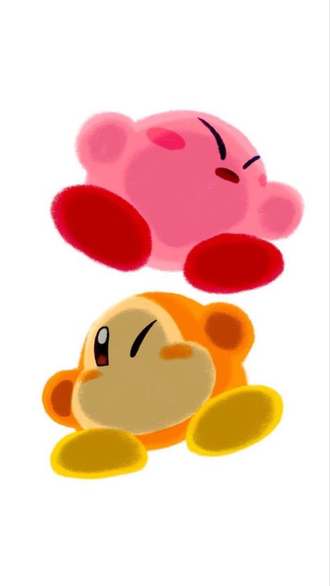 Kirby and Waddle Dee Wallpaper where theyre smooshed up against your screen Kirby Matching Wallpaper, White Kirby Wallpaper, Waddle Doo, Waddle Dee Wallpaper Iphone, Waddle Dee Tattoo, Kirby Wallpaper Iphone Dark, Kirby Iphone Wallpaper, Waddle Dee Wallpaper, Kirby And Waddle Dee Matching Pfp