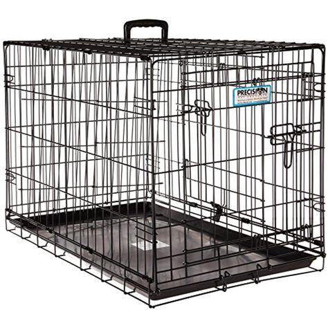 Precision Pet "ProValu," Double Door Dog Crate -- Read more at the image link. (This is an affiliate link) #dogs Portable Dog Crate, Collapsible Dog Crate, Medium Dog Crate, Indoor Dog Kennel, Wire Dog, Wireless Dog Fence, Large Dog Crate, Wire Dog Crates, Best Dog Training