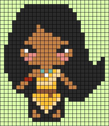 Alpha Knot, Grid Art, Pearl Beads Pattern, Easy Perler Beads Ideas, Pixel Drawing, Disney Pocahontas, Melty Beads, Kids Crochet, Bead Pattern