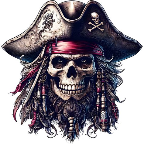 The Pirate is a Women's T-Shirt designed by leandrojsj to illustrate your life and is available at Design By Humans Pirate Skull Tattoos, Pirate Tattoo, Pirate Island, Scale Tattoo, Nautical Tattoo, Pirate Art, Fresh Tattoo, Monthly Plan, Tattoo Sketch