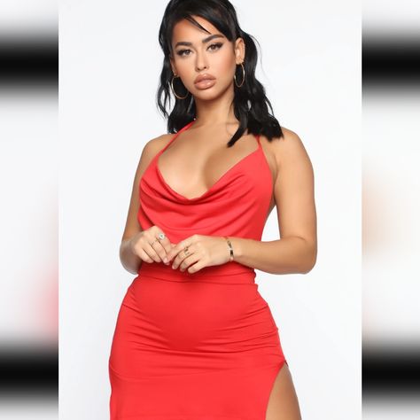 Size X Small From Fashion Nova Vestidos Para Baby Shower, Dresses Fashion Nova, Fashion Nova Dress, Halter Mini Dress, Fashion Nova Dresses, Curve Dresses, Sequin Mini Dress, Red Mini Dress, Womens Loungewear