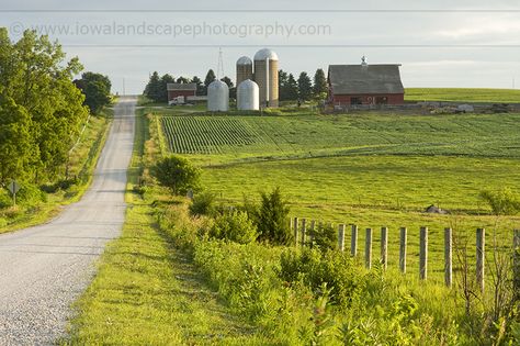 Iowa Landscape, Fine Art Landscape Photography, Farm Buildings, Grand Prairie, Seville Spain, Fine Art Landscape, Back Road, Country Farm, Art Landscape