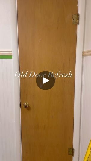 2.7K views · 392 reactions | OLD DOOR MAKEOVER! This is super easy and beginner friendly to do. I just completed this door make over for my daughter’s room. She’s getting her very own room for the first time! I can’t wait to share that final result! 
•
•
•
•
#colorado #oldhouse #vintage #olddoor #door #closet #bedroom #diyproject #diymama #diyhome #homedecor #beauty #paint #wood #woodworking #tools #daughter #home #vintagedecor #amazon #amazonfinds #homedepot #lowes #instagood #fyp #instadaily #follow #party #funny | Nikki 🩶Home DIY • Design • Living | Billie Eilish · BIRDS OF A FEATHER Renovate Doors, Old Door Makeover, Refinish Door, Apartment Doors, Door Makeover Diy, Old Wood Doors, Own Room, Make A Door, Brown Doors