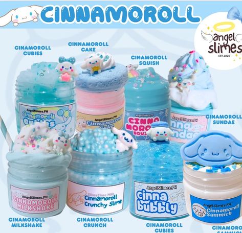 Which #sanrio is your fave??? _• OPEN HERE •_ . . Mine's Cinnamoroll (di ba obvious?) 🤭 These cuties are so fun to make and design!! Wanna have any of our Sanrio #slimes ?? Send us your order and we'll ship it to your doorstep, wherever you may be 😉 THANK YOU FRIENDS!!! Tags: #slimeph #slime #slimephilippines #slimephilippinesnotice #bacoorbased #slimeasmr #slimevideos #slimevideo #slimetutorial #satisfyingslime #mommymundo #momzilla #momzillaph #sensoryplay #montesorriathome #funph #kidd... Sanrio Slime, Cinamoroll Cake, Kawaii Slime, Kitty Makeup, Hello Kitty Makeup, Thank You Friend, Slime Videos, Slime Asmr, Diy Slime