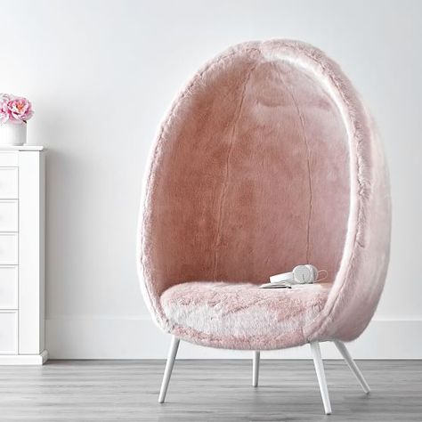 Cave Chair, Hanging Chair Indoor, Pink Office Chair, Teen Lounge, Cute Furniture, Dekorasi Kamar Tidur, Gaming Chairs, Cozy Room Decor, Teen Bedroom Decor