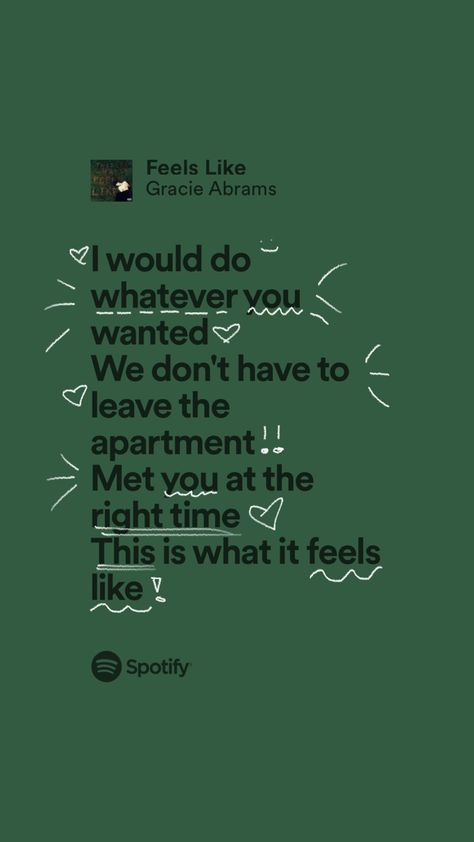 Feels Like Lyrics Gracie Abrams, This Is What It Feels Like Aesthetic, Gracie Abrams Song Lyrics, This Is What It Feels Like Gracie Abrams, Oli Pop, Gracie Abrams Music, Spotify Music Aesthetic, Gracie Lyrics, Feels Like Gracie Abrams