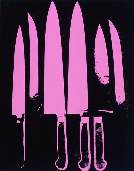 In Andy Warhol's painting called Knives he took a basic kitchen utensil and turned it into what he called pop art, his "mirror of America". Description from adcrit-tamucc.blogspot.com. I searched for this on bing.com/images Andy Warhol Poster, Pop Art Andy Warhol, Art Andy Warhol, Richard Hamilton, Nails Making, James Rosenquist, Jamie Wyeth, Andy Warhol Museum, Andy Warhol Pop Art