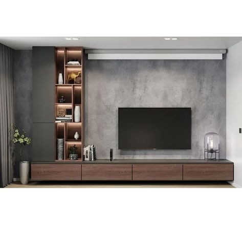 Living Room Tv Stand Long Wall Mounted Tv Cabinet - Buy Wall Mounted Tv Cabinet,Long Tv Cabinet,Living Room Tv Stand Product on Alibaba.com Back Wall Tv Design, Lobby Tv Unit Design, Tv Wall Loft, Tv Unit 2023, Wall Unit Ideas Living Room Modern, Tv Unit With Storage Modern Wall, Interior Design Tv Wall Modern, Full Wall Tv Unit Interior Design, Tv Wall Unit Living Room