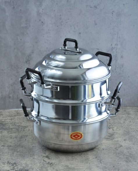 New in stock is this Chinese Style 3-Layer Steam Pot, perfect for the many #AsianRecipes that require the steam method of cooking or to simply save time steaming different vegetables during meal prep! Steam Rice, Thai Dessert, Bamboo Skewers, Different Vegetables, Glutinous Rice, Steamed Rice, Asian Cooking, Spring Rolls, Thai Recipes