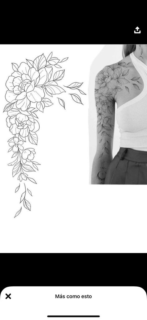 Floral Tattoo On Arm, Floral Tattoo Sketch, Lace Bow Tattoos, Dna Tattoo, Tattoo On Arm, Remembrance Tattoos, Taurus Tattoos, Flower Tattoo Shoulder, Bicep Tattoo