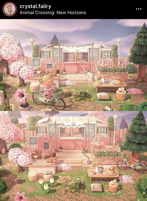 Cottagecore Animal Crossing, Cottagecore Pink, Pink Cottagecore, Pink Island, Animal Crossing Memes, City Island, Animal Crossing Guide, Animal Crossing Qr Codes Clothes, Animal Crossing Wild World