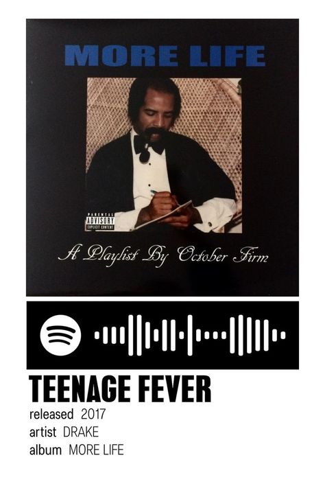 Teenage Fever Drake, Teenage Fever, Drakes Album, Parental Advisory Explicit Content, Parental Advisory, Drake, Poster Print, Poster Prints, Parenting