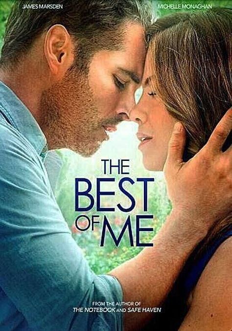 The Best of Me (2014). The adult Dawson Cole is played by James Marsden and the adult Amanda Collier-Reynolds is played by Michelle Monaghan. This movie is based on the novel The Best of Me (2011) by Nicholas Sparks. The Best Of Me Movie, Best Of Me Movie, Ian Nelson, James Marsden, The Longest Ride, Michelle Monaghan, Lady Antebellum, Perfect Movie, Hunter Hayes