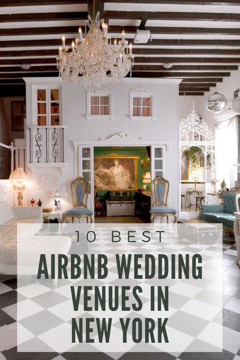 If you're on the hunt for a small wedding venue, look no further than Airbnb. Here's 10 promising spots in NYC and the Hudson Valley to host an intimate event. #airbnbwedding #airbnbweddingvenue #nycweddingvenues #smallnycwedding #smallwedding #smallweddingvenuenyc #intimatewedding #nycelopement #brooklynwedding #newyorkelopement #newyorkwedding #nycwedding #nycelopementideas #elopementideas #elopementdestinations #nycelopementphotography #nycelopementphotographer #nycweddingphotographer Small Nyc Wedding Venues, Small Wedding Ideas Intimate Nyc, Micro Wedding Nyc, Small Nyc Wedding, Twa Hotel Wedding, Vrbo Wedding Venues, Airbnb Weddings, Airbnb Wedding Venues, Small Intimate Wedding Venues