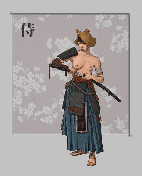 Feudal Japan: The Shogunate For Honor Characters, Samurai Oc, Shogun Samurai, Arte Ninja, Character Design Challenge, Samurai Ninja, Samurai Artwork, Feudal Japan, Character Artist