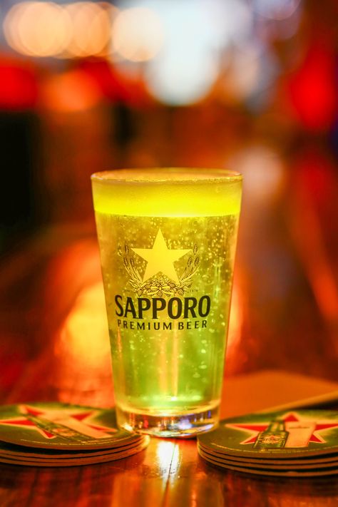 Want to chill out in the sultry summer?  Beat the heat with Sapporo premium chilled beer. Show up with your gang at The COOP Restaurant & Bar and chill out by savoring the great taste that’s enjoyed for generations.  #drink #beer #sapporobeer #food #bar #cocktail #summer Sapporo Beer, Cocktail Summer, Chilled Beer, Summer Beer, Premium Beer, Poster Idea, Food Bar, Beer Cocktails, Drink Beer