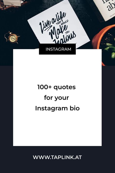 Your bio is one of the first things that people see when they come to your Instagram profile page. This is the part that creates the first impression. If it doesn't catch attention, then you lose new potential followers since they may find your page uninteresting. Read quotes that you can use to make the page catchy in the article. Catchy Instagram Bio, Quotes For Instagram Bio, Instagram Profile Page, Seeing You Quotes, Read Quotes, Social Media Challenges, 100 Quotes, Instagram Bio Quotes, Quotes For Instagram