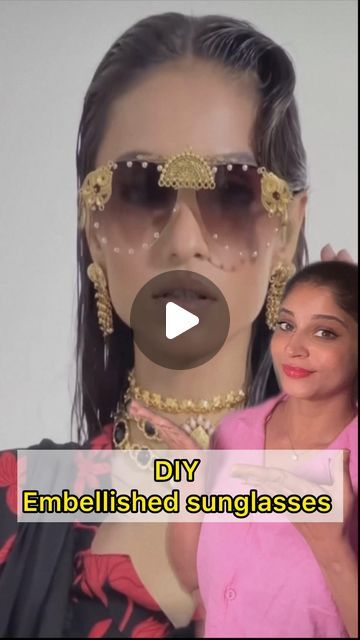 Embellished Sunglasses, Instagram Diy, Jewellery Making, Art Jewelry, Diy Handmade, Indian Jewelry, Dream Wedding, Wedding Ideas, Jewelry Making