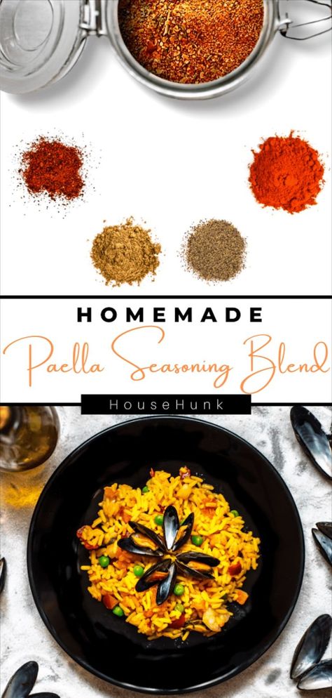 The traditional Spanish meal paella is a favorite around the world. It’s a tasty dish that’s both vibrant and flavorful, and it’s a wonderful way to introduce Spanish flavors to your kitchen. You need the appropriate seasonings to make the ideal paella. like this Homemade Paella Seasoning. You can make a fantastic, authentic paella seasoning blend using the instructions in this recipe, which will elevate your paella to the next level. Tap to read more from House Hunk + Fatherhood At Its Finest Paella Seasoning Recipe, Spanish Meal, Homemade Paella, Authentic Paella, Spanish Paella Recipe, Chicken And Veggies, Spice Mix Recipes, Paella Recipe, Keto Recipes Breakfast