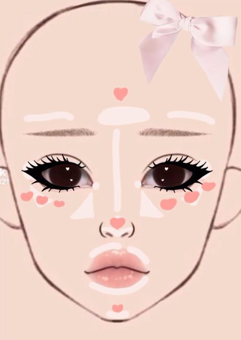 Futuristic Makeup, Asian Makeup Tutorials, Makeup Ojos, Makeup Fails, Face Charts, Makeup Drawing, Make Up Tutorials, Learn Makeup, Simple Makeup Tips