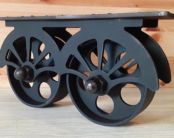 Furniture industrial wheels vintage wheels industrial | Etsy Industrial Lockers, Diy Industrial Furniture, Industrial Wheels, Furniture Wheels, Modern Industrial Furniture, Industrial Style Furniture, Bar Stool Seats, Furniture Casters, Industrial Coffee