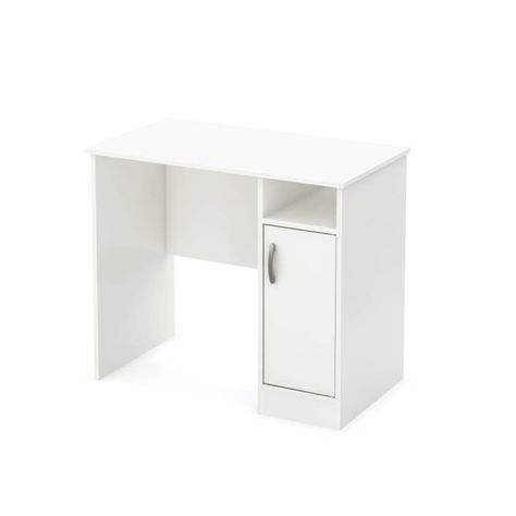 South Shore Smart Basic Kids Desk, Multiple Finishes - Walmart.com - Walmart.com Small Work Desk, Small White Desk, Organized Workspace, White Computer Desk, Small Computer Desk, White Desk, Contemporary Desk, Kids' Desk, Big Desk