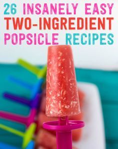 26 Insanely Easy Two-Ingredient Popsicle Recipes Some of these look Awesome! Great ideas for summer. Home Made Popsicles Healthy, Grape Popsicles, Iced Coffee Popsicles, Easy Popsicle Recipes, Frozen Yogurt Pops, Frozen Yogurt Popsicles, Diy Popsicles, Freezer Pops, Coffee Popsicles