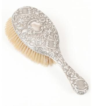 Victorian silver ladies hair brush  Price £200.00   Victorian silver hairbrush with rococo foliate chased design, made in Birmingham in 1890. Very good condition. Brush Tattoo, Victorian Hairstyles, Victorian Ladies, Infernal Devices, Anne With An E, Brush Type, Victorian Women, Vintage Hair, Beauty Hair