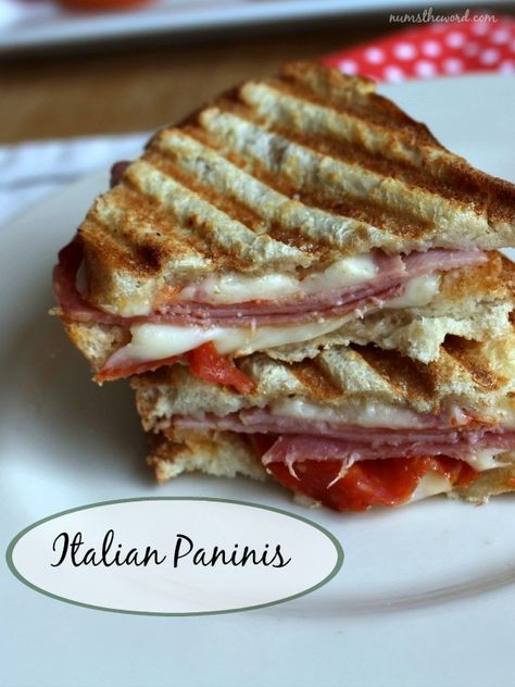 Cuisinart Griddler Recipes, Best Panini Recipes, Dagwood Sandwich, Italian Panini, Coffee Items, Type Of Bread, Affordable Meals, Grilled Sandwiches, Diner Menu