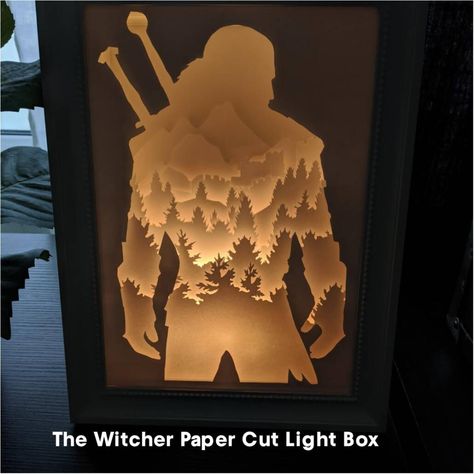 Lightbox Art, Layered Art, Shadow Box Art, Laser Art, Paper Light, Art Story, Paper Cut Art, Kirigami, Cricut Creations