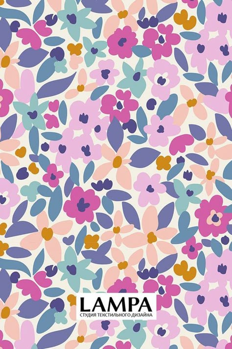 Pattern design Surface Pattern Design Sketchbooks, Modern Textiles Patterns, Floral Pattern Illustration, Illustration Tips, Patterns Illustration, Surface Pattern Design Inspiration, Flower Print Pattern, Floral Pattern Wallpaper, Retro Floral Pattern