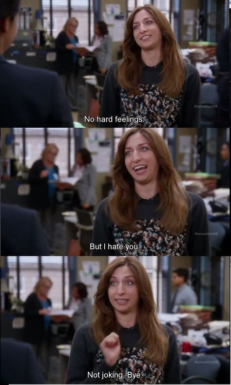 Chelsea Peretti, Brooklyn Nine Nine Funny, Gina Linetti, Rookie Blue, Brooklyn 9 9, Yearbook Quotes, Brooklyn 99, Tv Show Quotes, Brooklyn Nine Nine