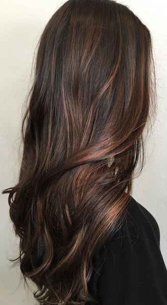 A subtle balayage application on a dark brunette base is all that’s need to spice things up. Color by Angela Orozco. Filed under: Hair Color, Hair Styles, Hair Stylists Tagged: balayage, beauty, brun Hair Color Images, Brown Hair Inspo, Brunette Hair With Highlights, Dark Hair With Highlights, Caramel Highlights, Hair 2024, Brown Hair Balayage, Hair Balayage, Brown Highlights