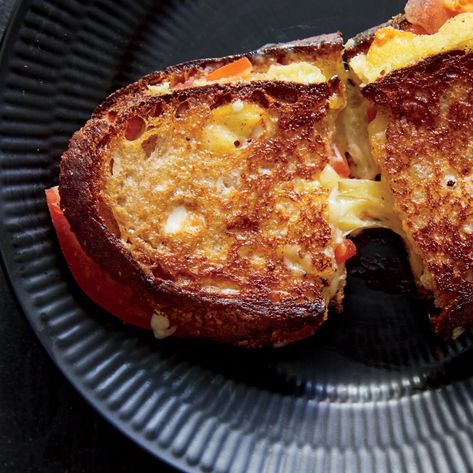 39 Great Grilled Cheese Sandwiches | Epicurious | Epicurious Fontina Grilled Cheese, Savory Toast, Fun Sandwiches, Hamburger Sandwich, Munchkin Time, Buttered Bread, Grilled Cheese With Tomato, Fancy Grilled Cheese, Monterey Chicken